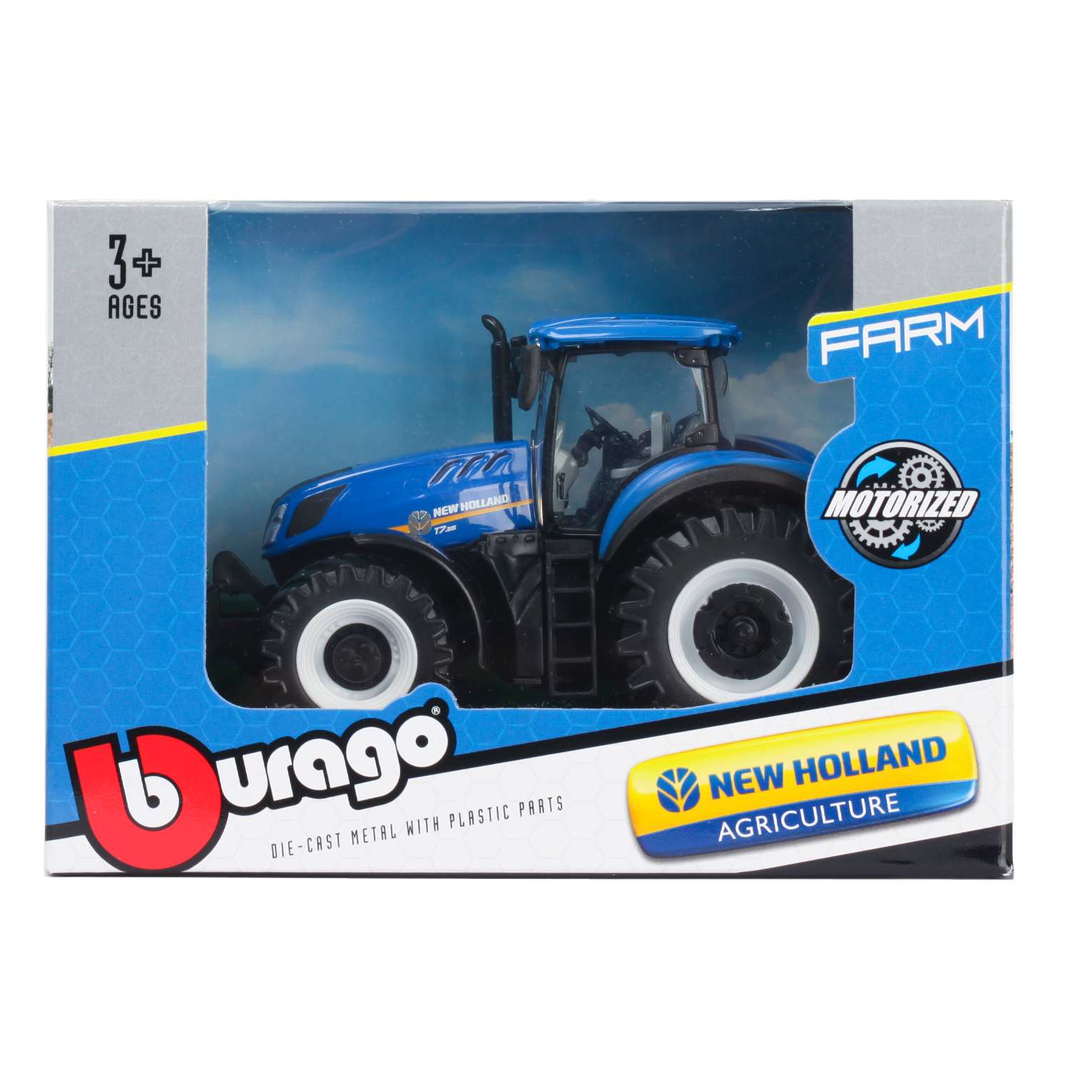 Трактор BBurago New Holland T7.315 Голубой 18-31612 18-31612 - фото 2