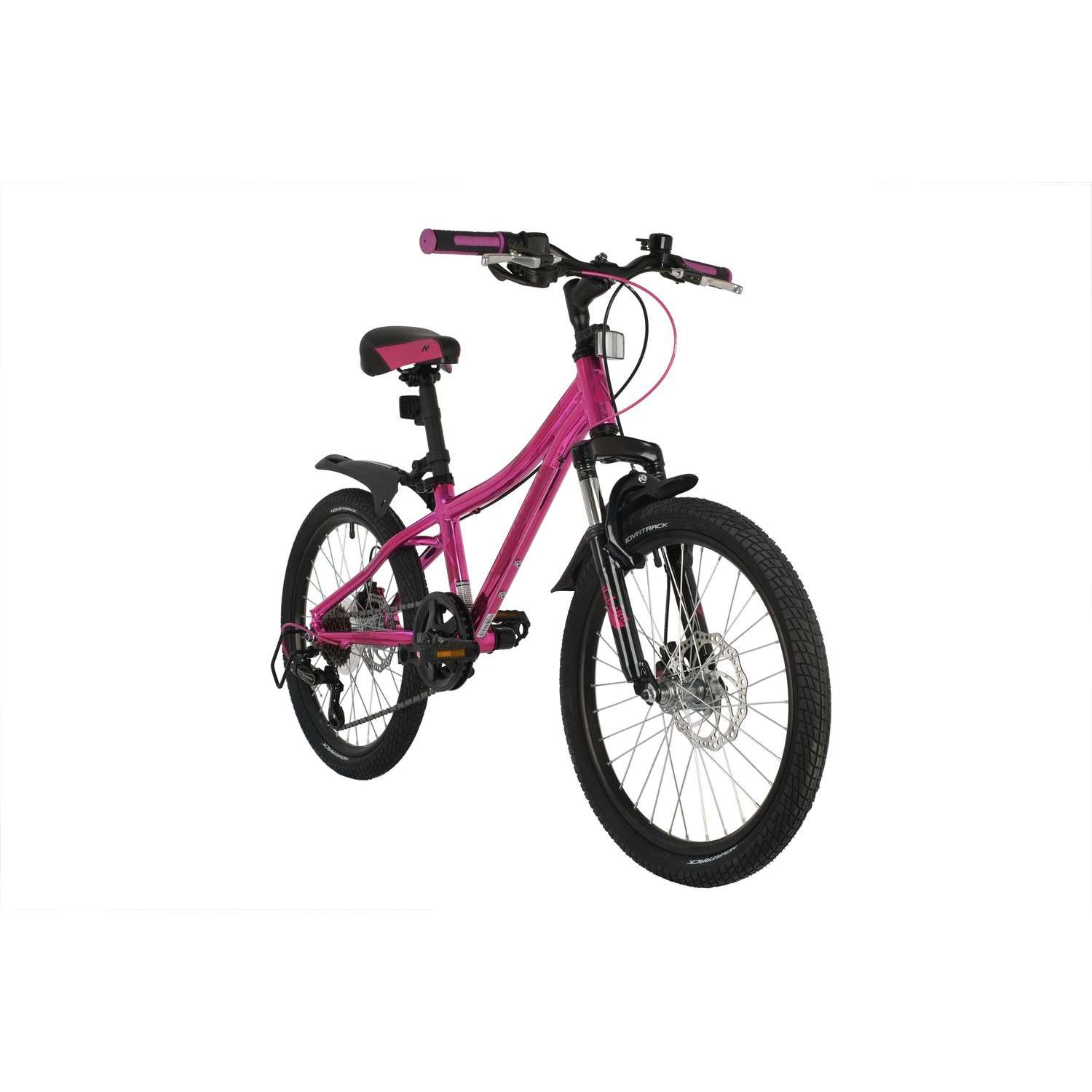 Велосипед NOVATRACK KATRINA 6.D 20 розовый - фото 2