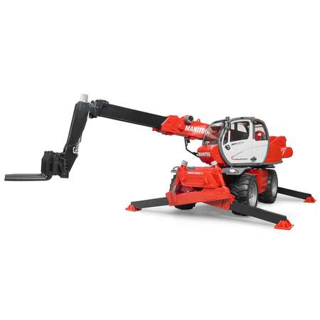 Автомобиль BRUDER 02129 Погрузчик колесный Manitou MRT 2150 с телескопическим ковшом