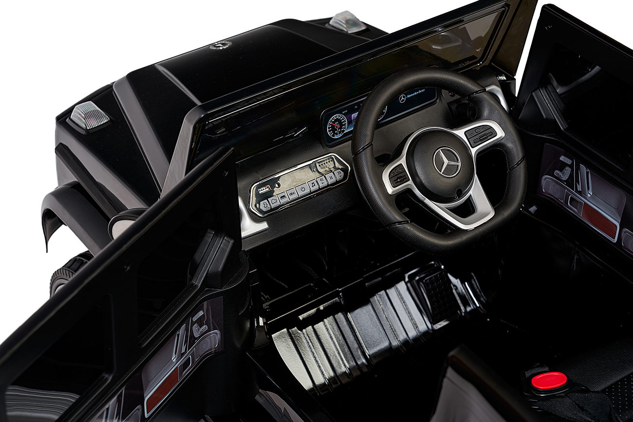 Электромобиль TOYLAND Джип Mercedes Benz G500 чёрный - фото 9