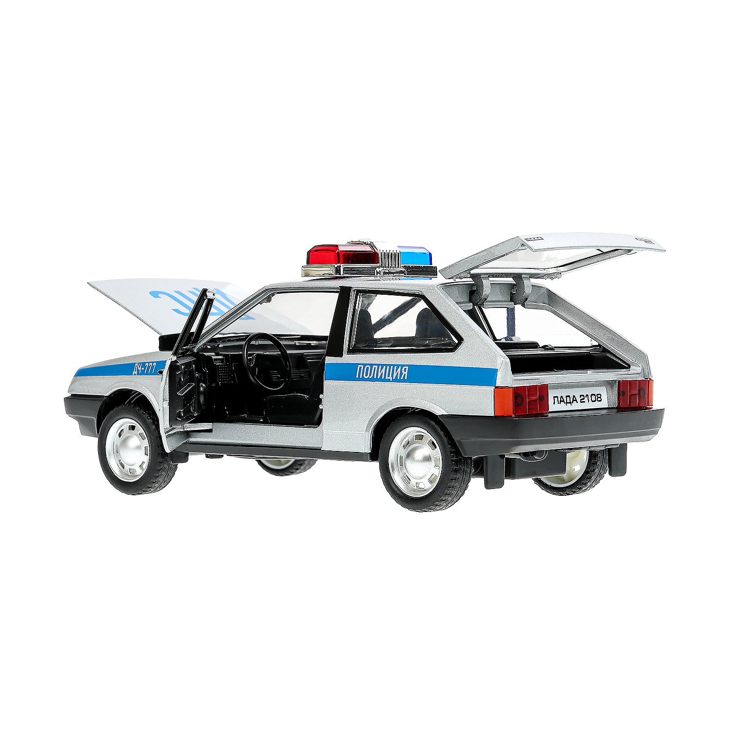 Полицейская машина Технопарк LADA 1:24 белый 385724 - фото 7