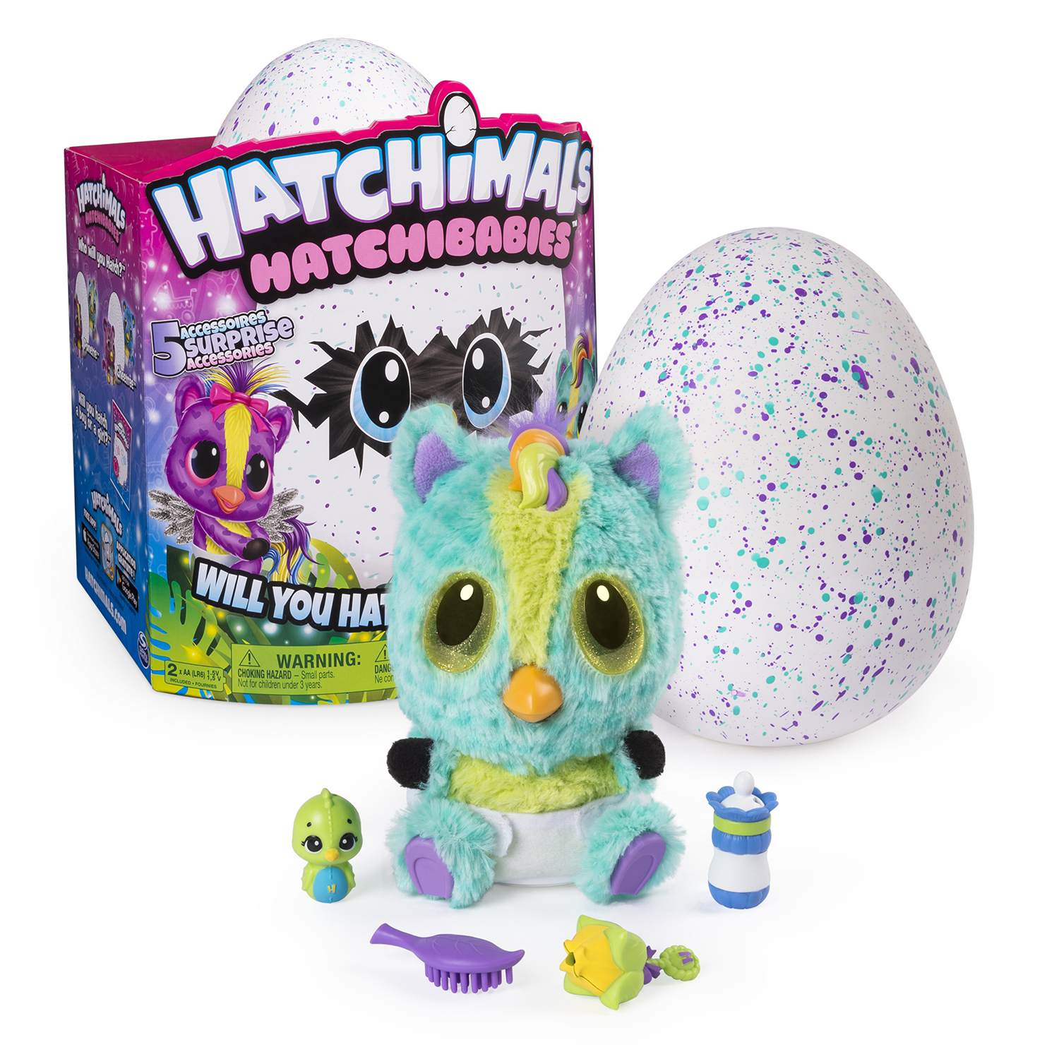 Игрушка Hatchimals Хэтчибэйбис-Понетт в непрозрачной упаковке (Сюрприз) 6044070 - фото 3