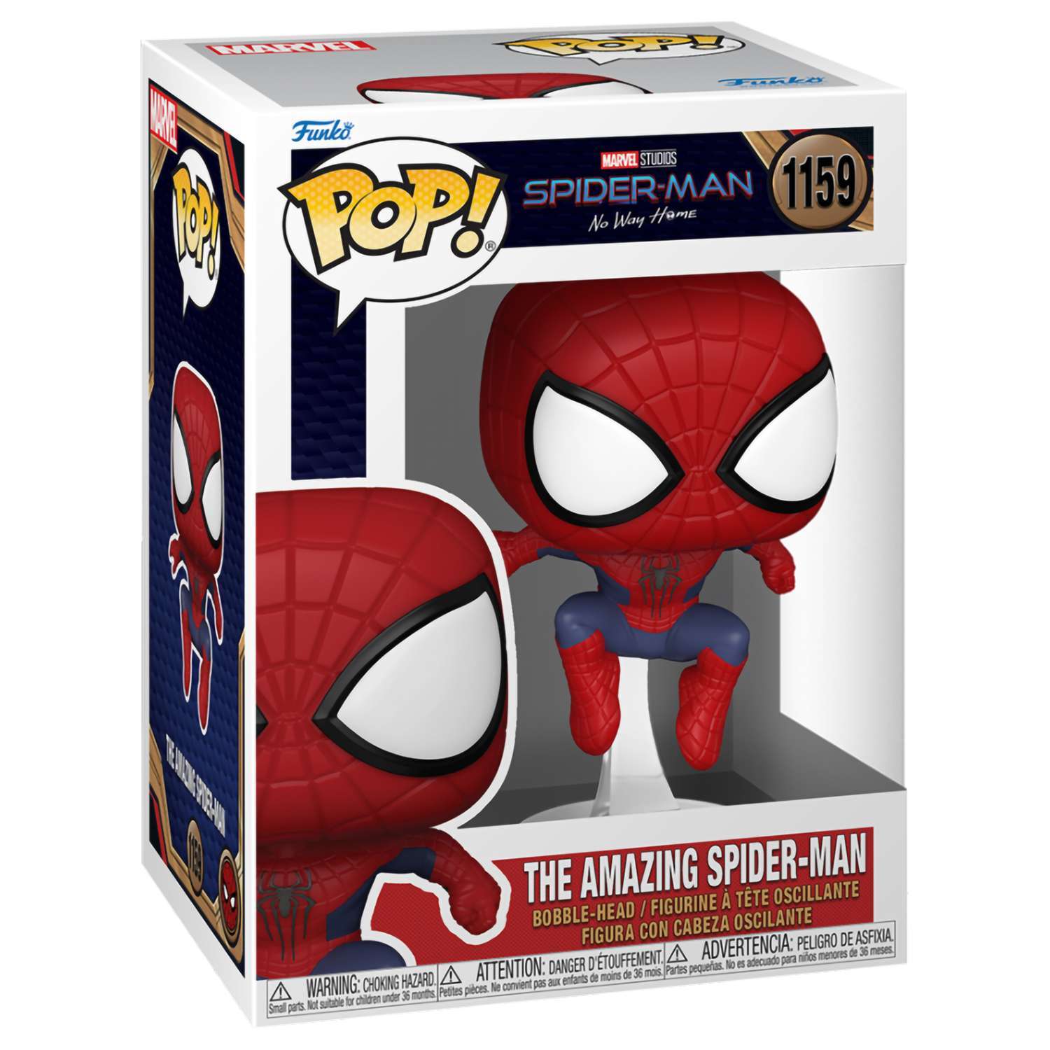 Фигурка Funko POP! Bobble Marvel No Way Home The Amazing Spider-Man Человек паук - фото 2