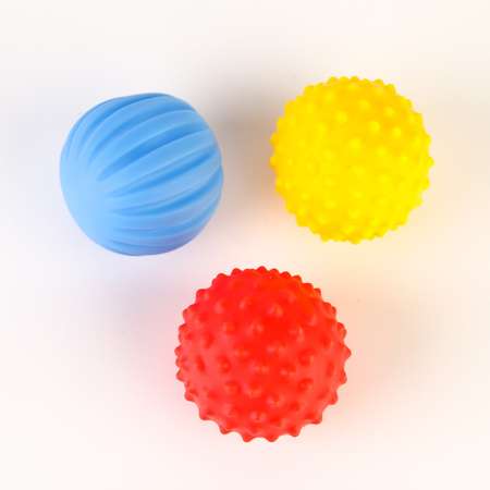 Набор мячей для собаки Пушистое счастье «Подарок под ёлочку» 3 мяча