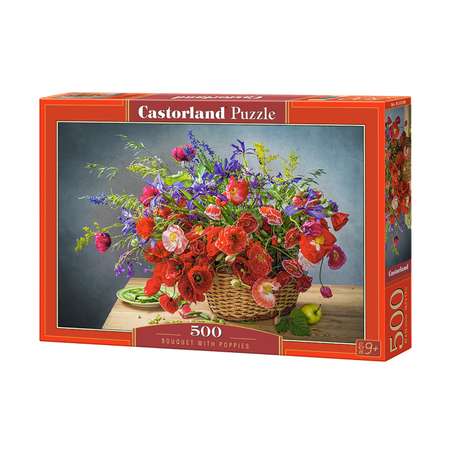 Пазл Castorland Букет с маками 500 деталей