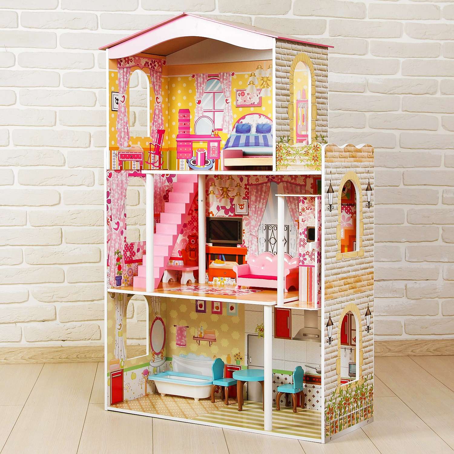 Кукольный дом Sima-Land Яркий интерьер с мебелью 2949125 - фото 2