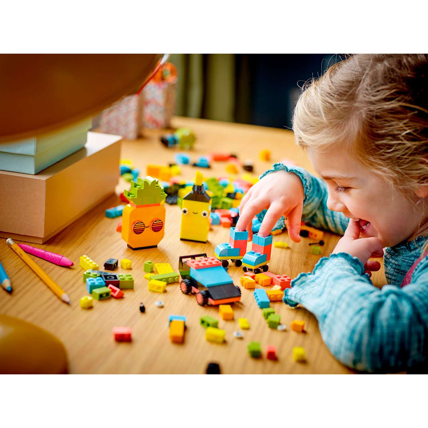 Конструктор LEGO Classic LEGO детский Творческое неоновое веселье 11027 - фото 3
