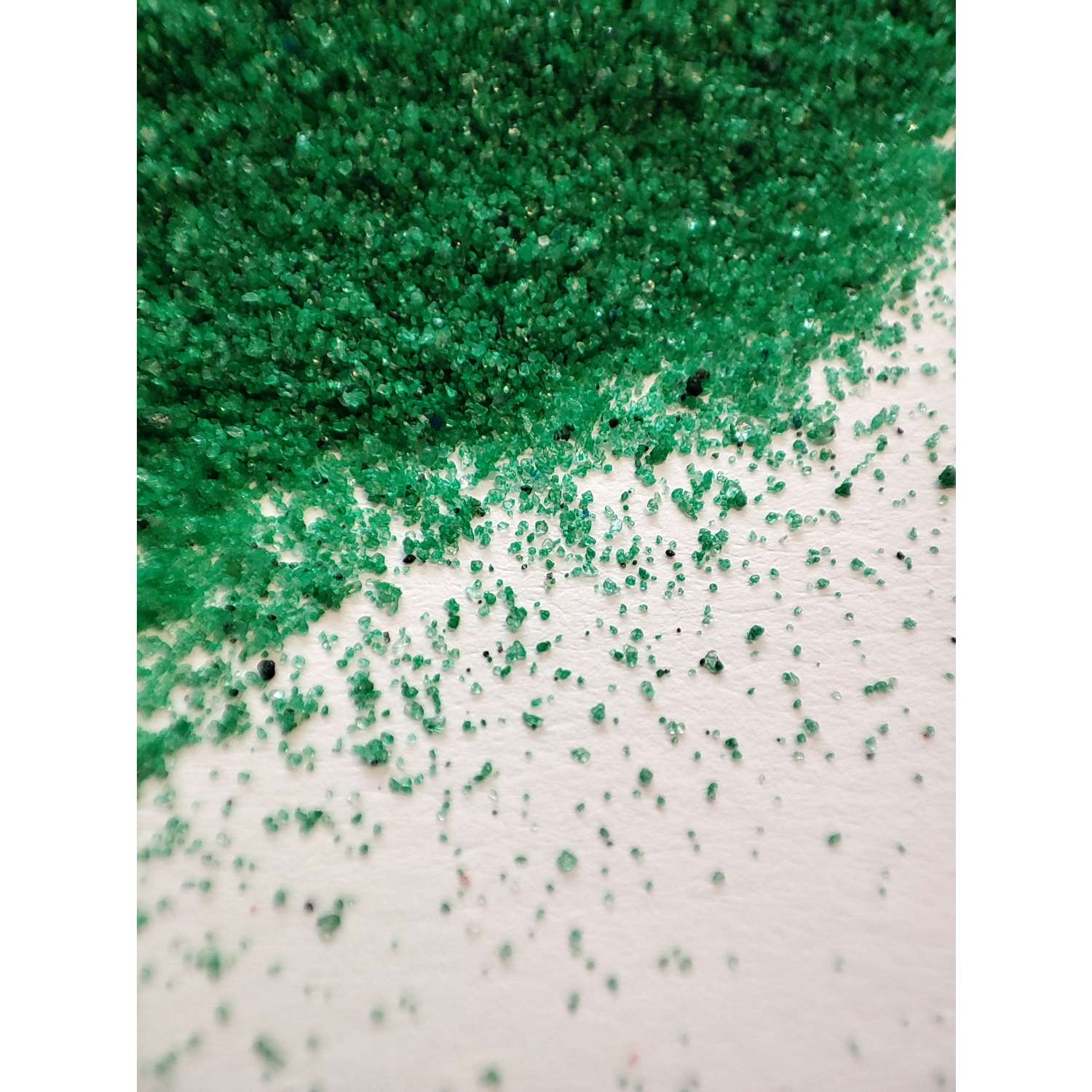 Песок для творчества кварцевый Color Si Зеленый 500 гр - фото 4