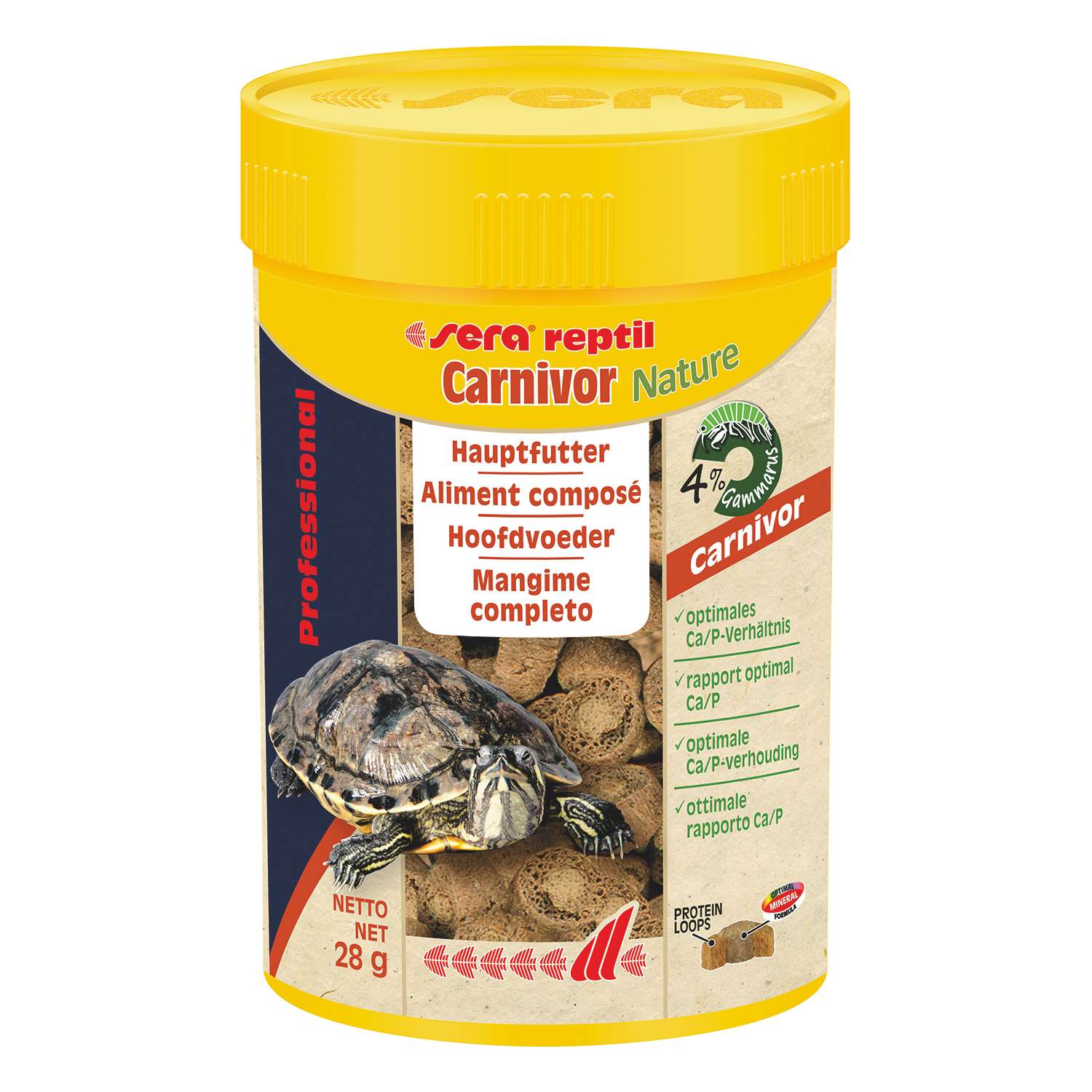 Корм для рептилий Sera Reptil Professional Carnivor 100мл 28г - фото 1