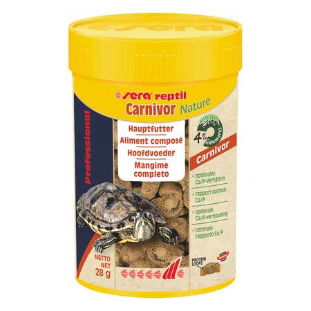 Корм для рептилий Sera Reptil Professional Carnivor 100мл 28г