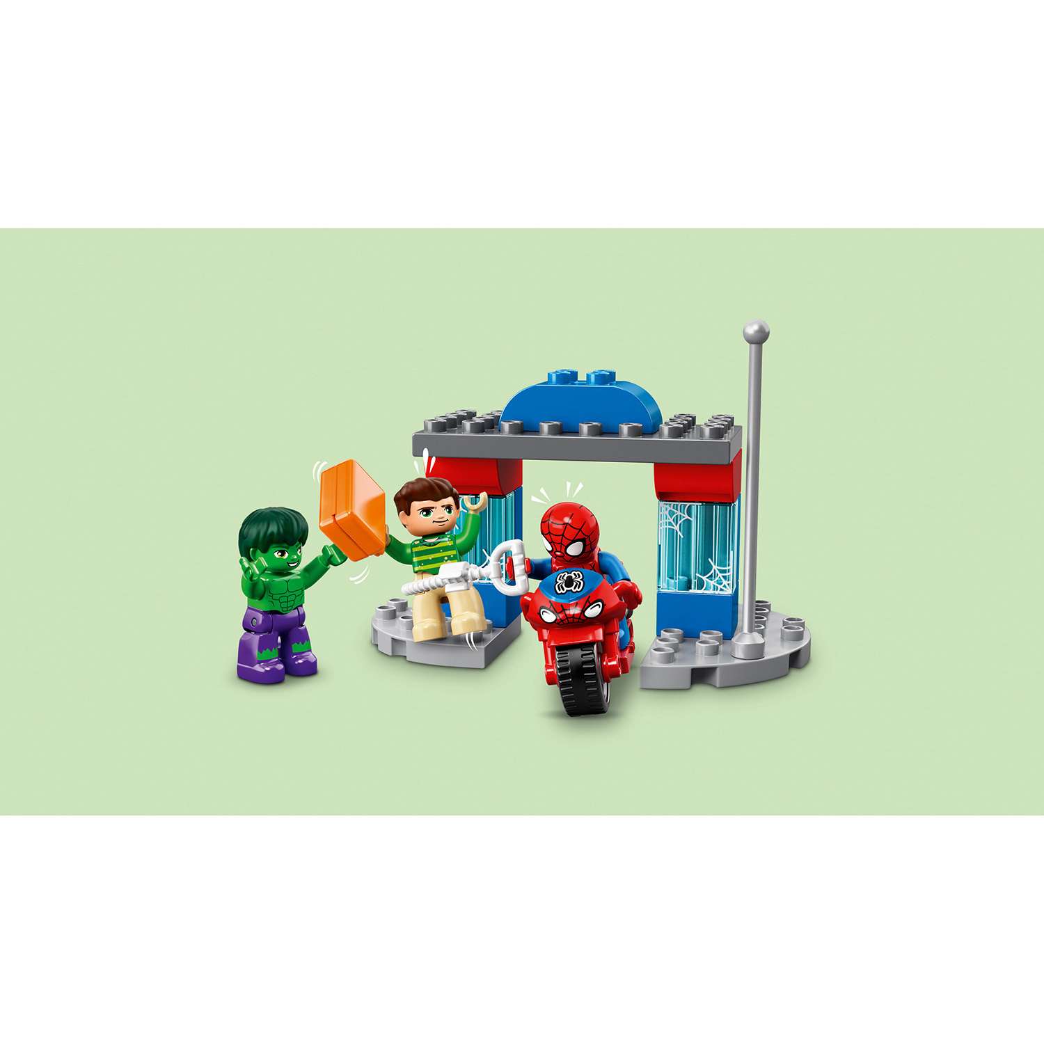 Конструктор LEGO DUPLO Super Heroes Приключения Человека-паука и Халка 10876 - фото 6