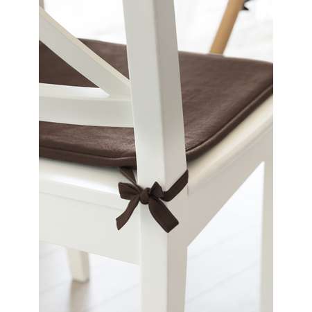 Подушка на стул DeNASTIA с эффектом памяти 40x35x38 см коричневый P111122