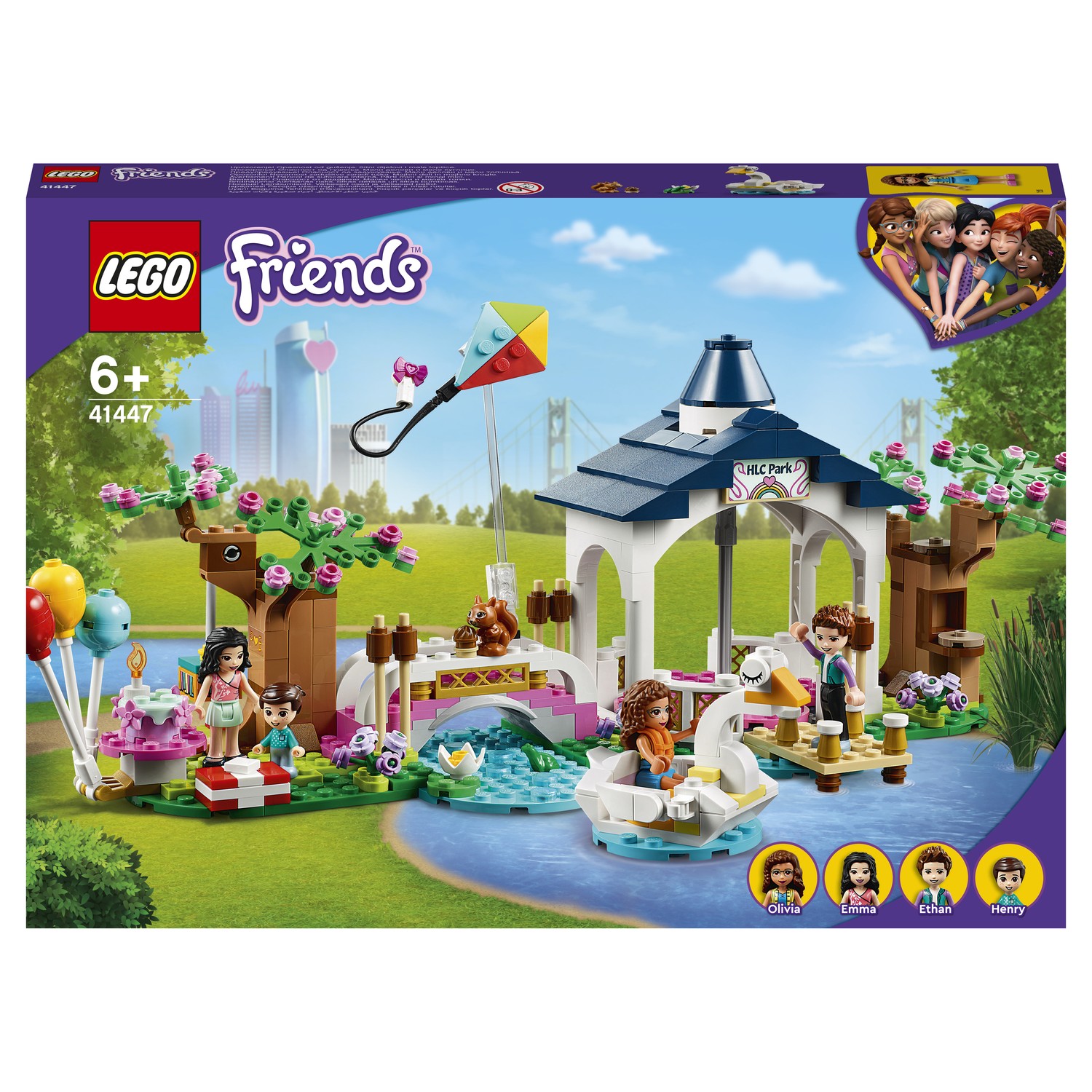 Конструктор LEGO Friends Парк Хартлейк Сити 41447 купить по цене 2599 ₽ в  интернет-магазине Детский мир