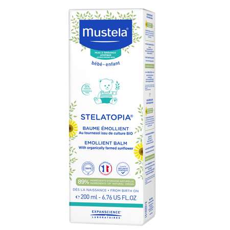 Бальзам-эмолент Mustela Stelatopia 200мл