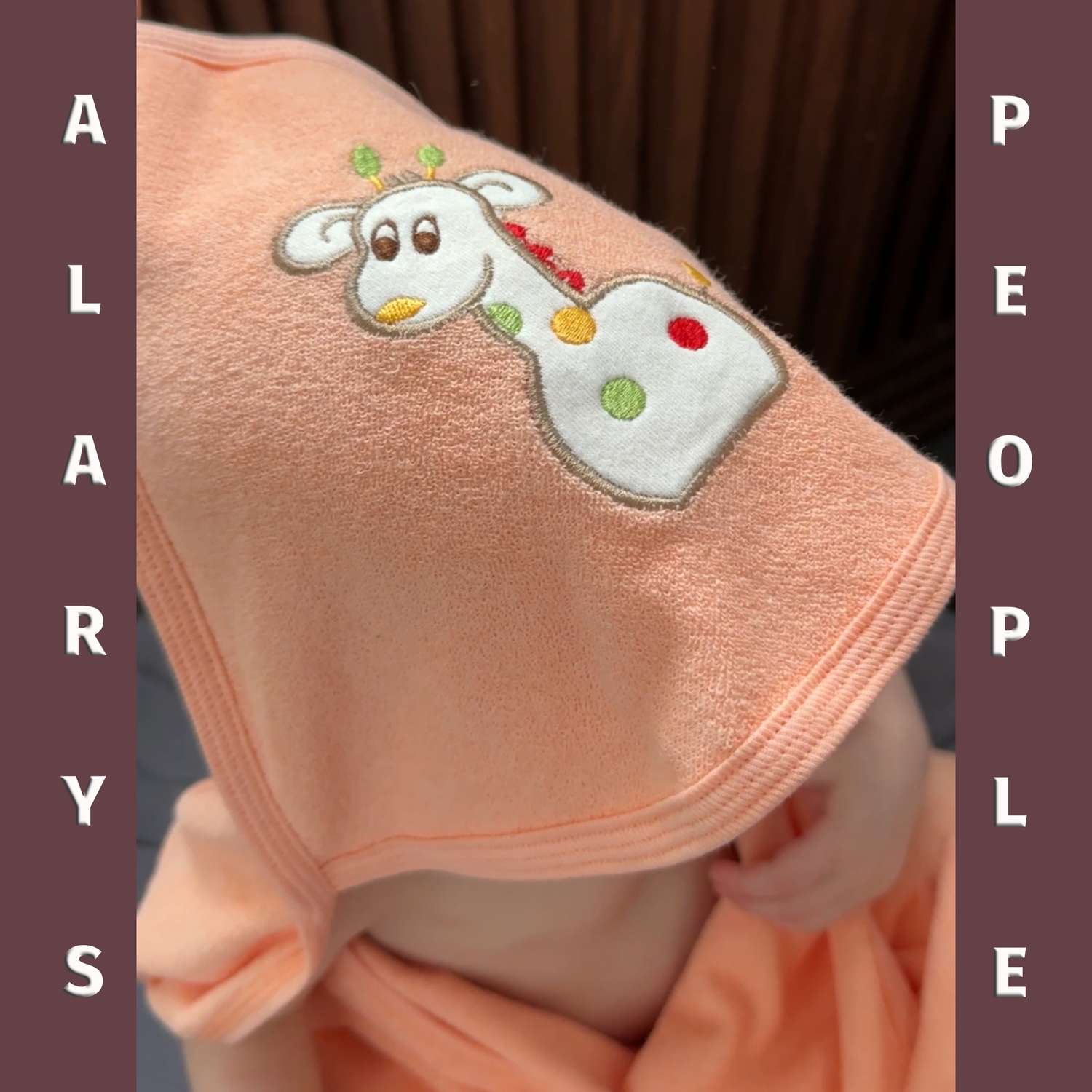 Набор для купания ALARYSPEOPLE пеленка-полотенце с уголком и рукавичка - фото 7