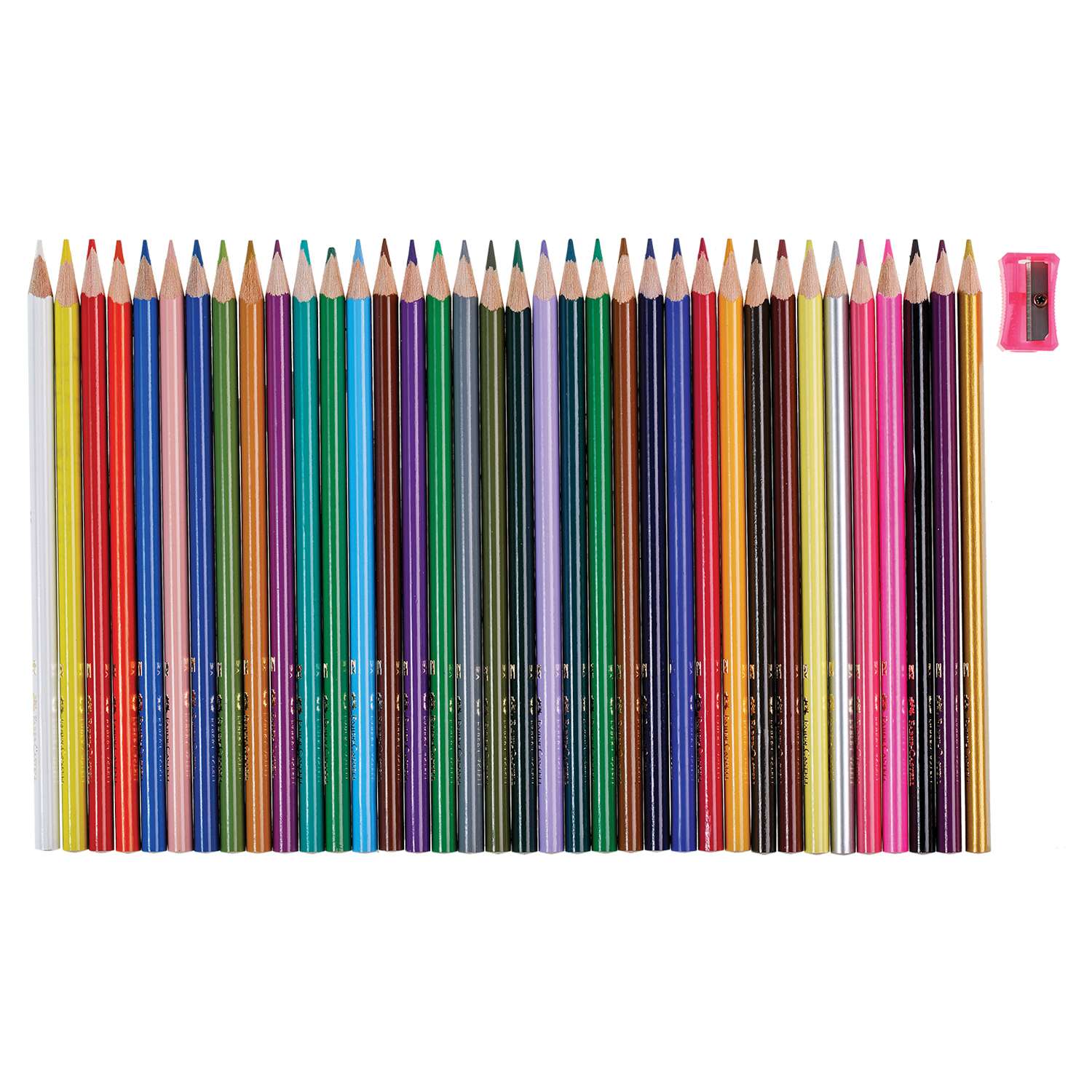 Карандаши цветные Faber Castell утолщенные 36цветов +точилка 120536 - фото 2