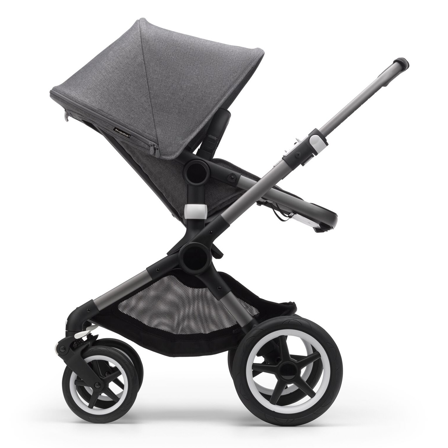 Коляска 2в1 Bugaboo Fox3 Complete Graphite Grey Melange-Grey Melange 2306010001 - фото 7