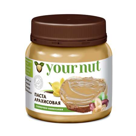 Паста арахисовая your nut сливочно-ванильная 250 г
