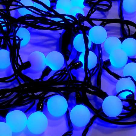 Гирлянда SH Lights Шарики уличная 100 синих LED 15м OLDBL100-B-E