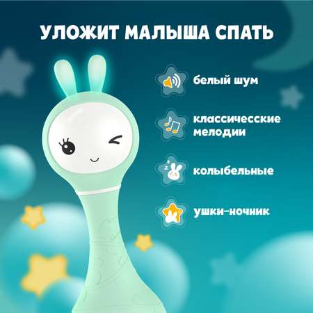 Игрушка alilo Умный зайка R1 Мятный 60348