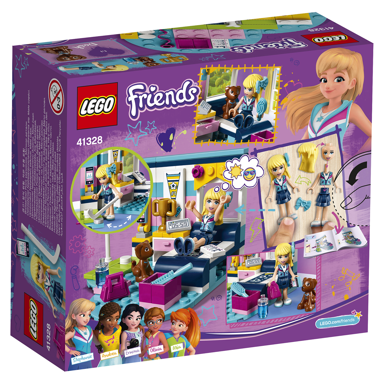 Конструктор LEGO Комната Стефани Friends (41328) - фото 3