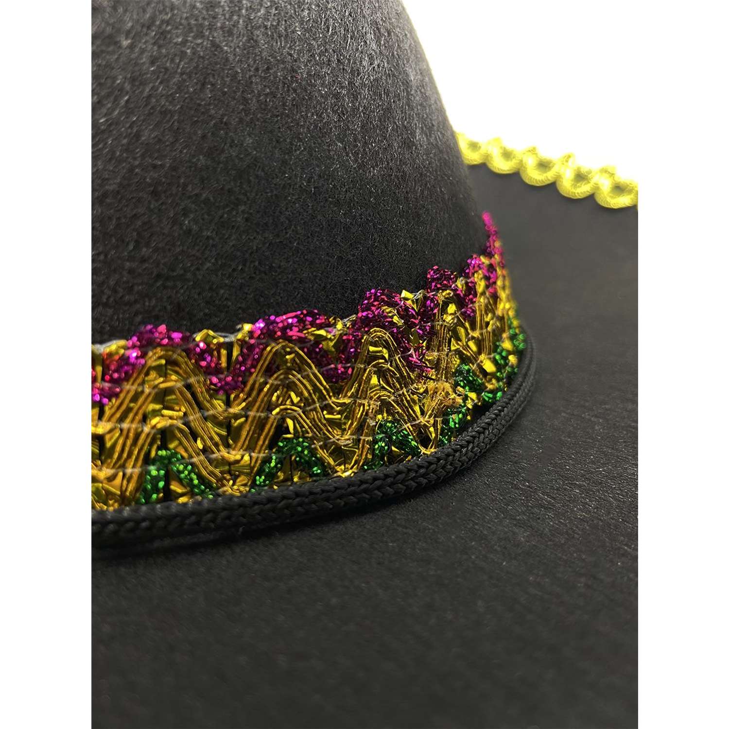Шляпа карнавальная Riota Сомбреро с золотым кантом 56 см БР184303 - фото 6