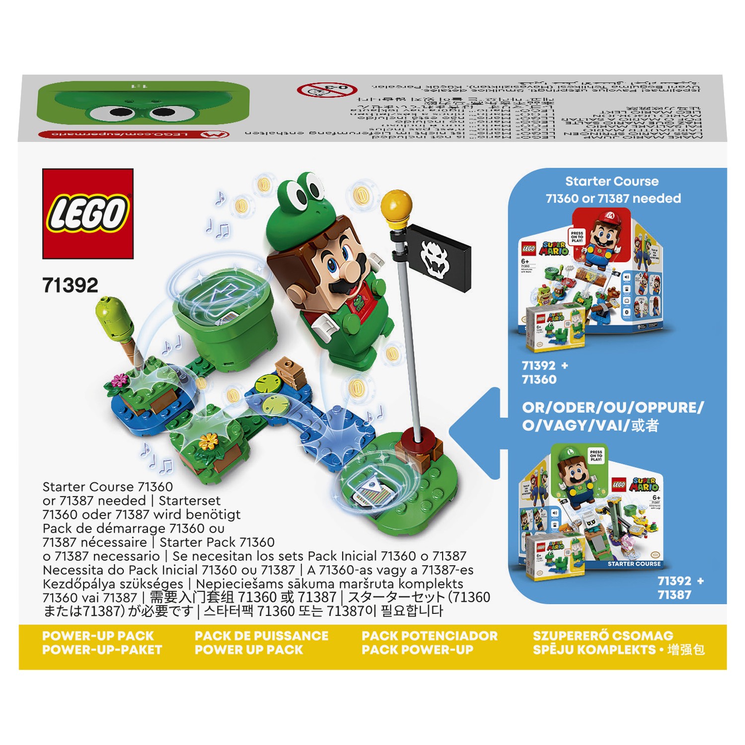 Конструктор LEGO Super Mario Марио-лягушка 71392 - фото 3