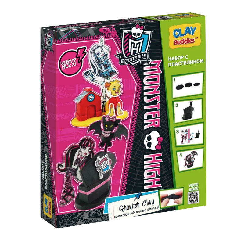 Набор для лепки Clay Buddies Monster High - фото 1