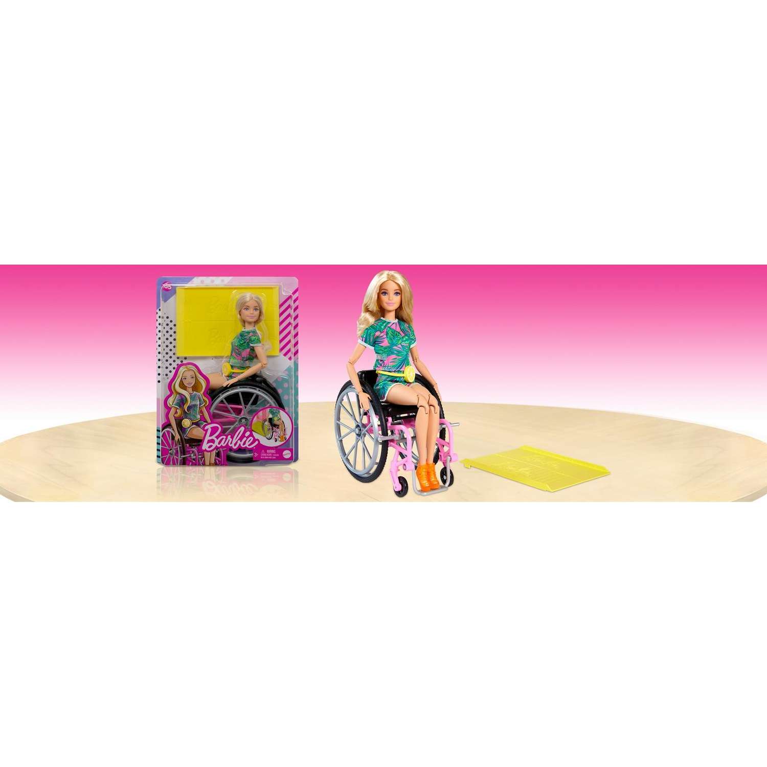 Кукла Barbie Игра с модой в инвалидном кресле GRB93 GRB93 - фото 14