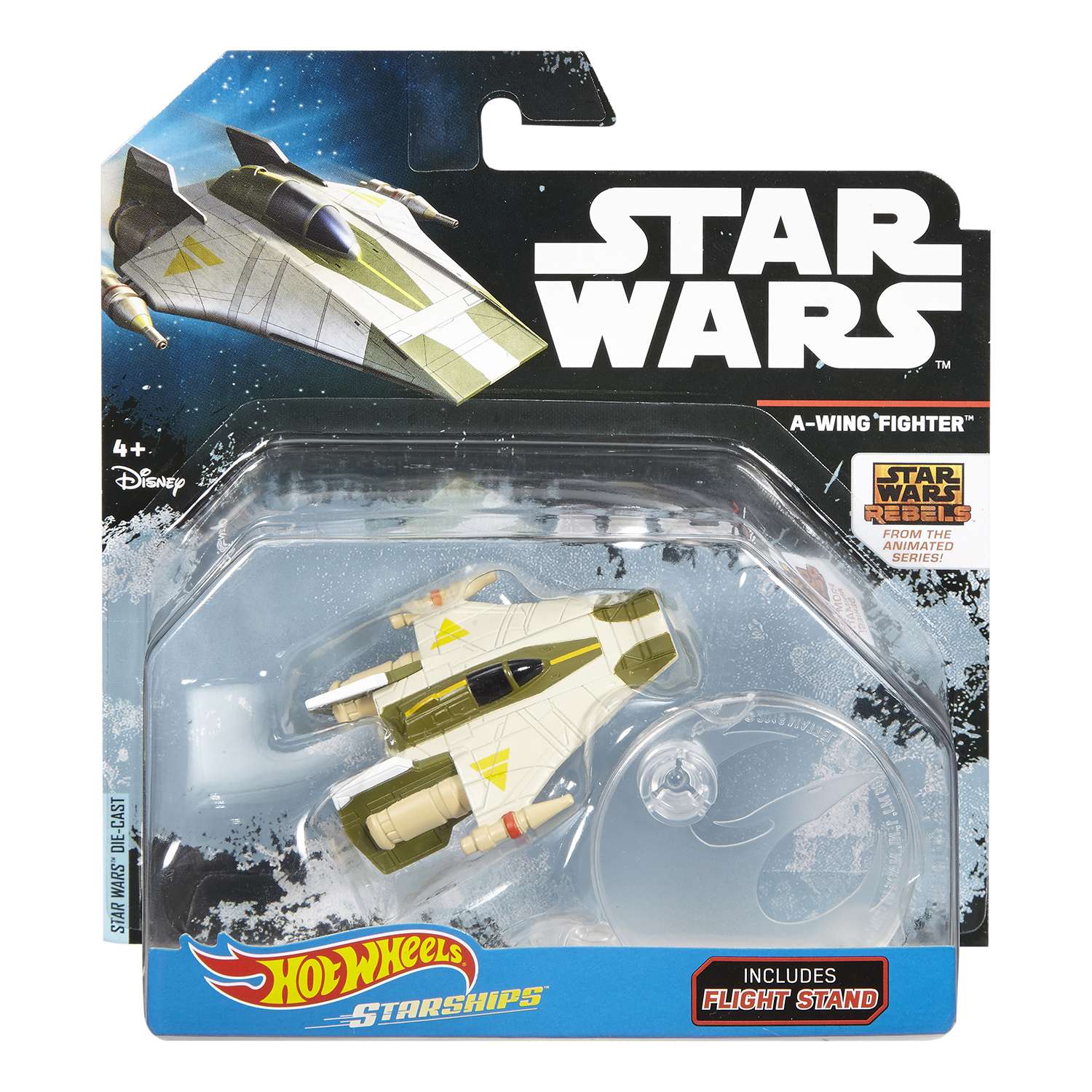 Звездолет Hot Wheels Star Wars A-wing DNP19 DXD96 - фото 4