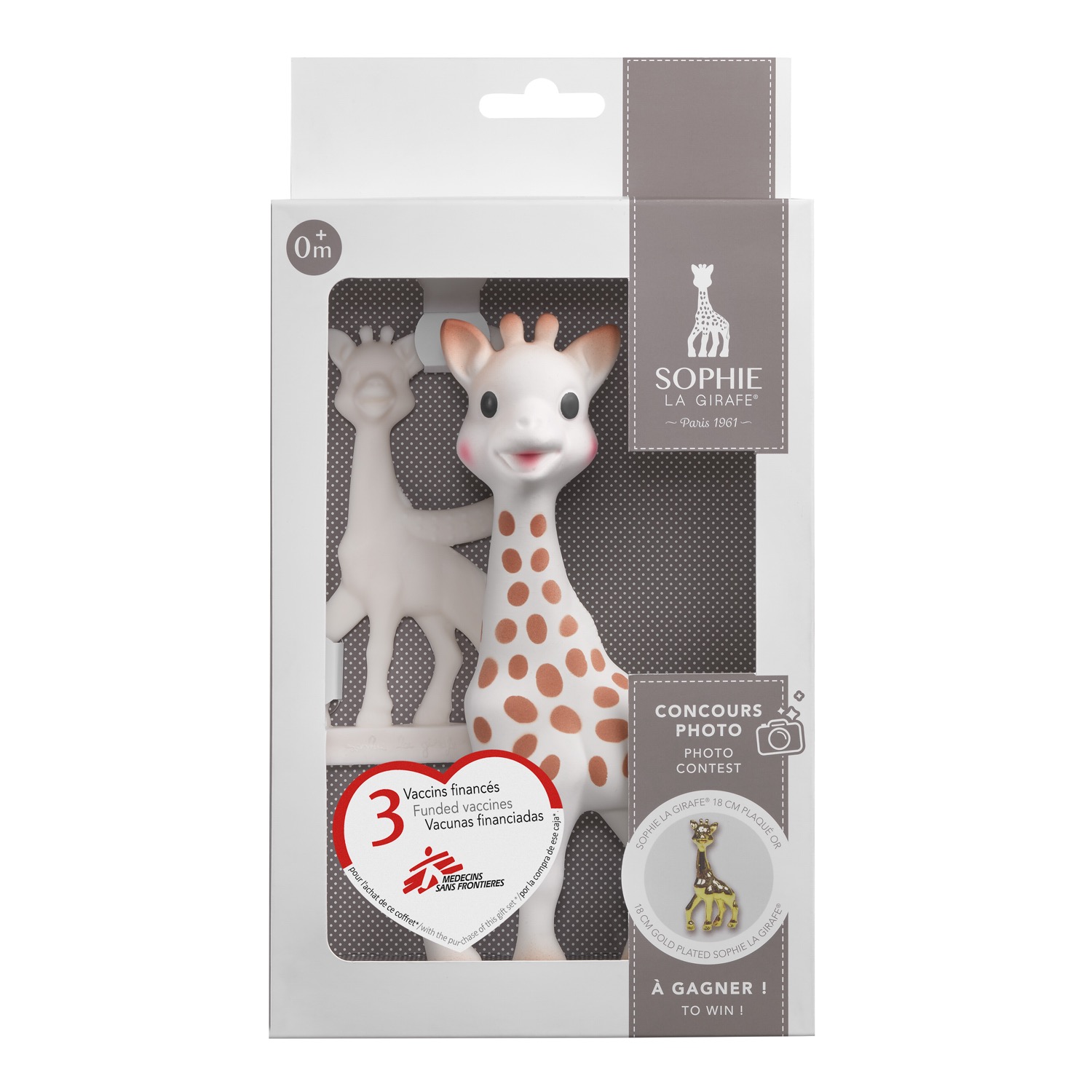 Игровой набор Sophie la girafe Жирафик Софи с прорезывателем - фото 3