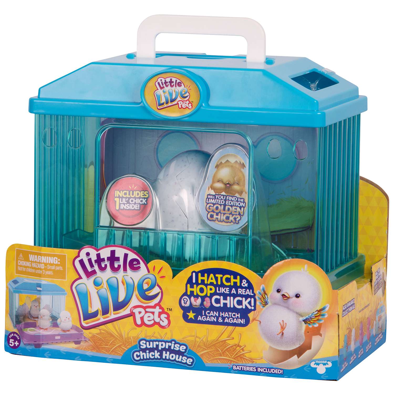 Цыпленок в яйце Little Live Pets с домиком - фото 6