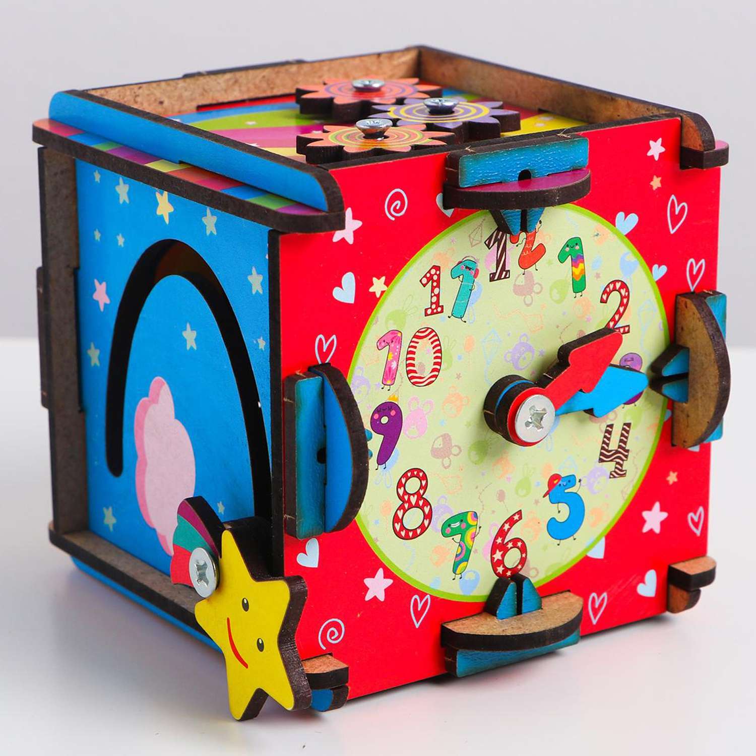 Развивающая игрушка Большой Слон для детей «Бизи Куб» мини - фото 1