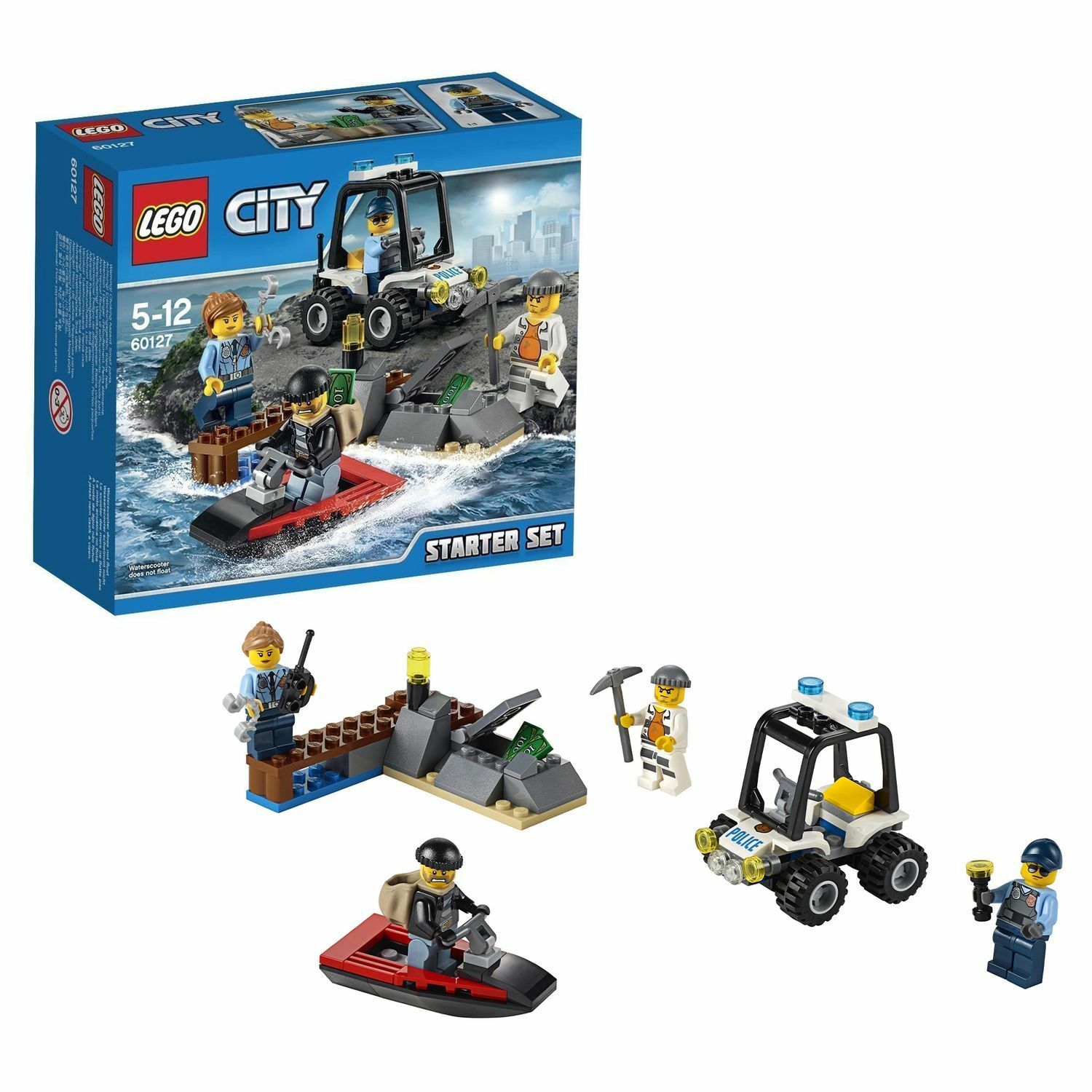 Конструктор LEGO City Police Набор для начинающих «Остров-тюрьма» (60127)  купить по цене 799 ₽ в интернет-магазине Детский мир