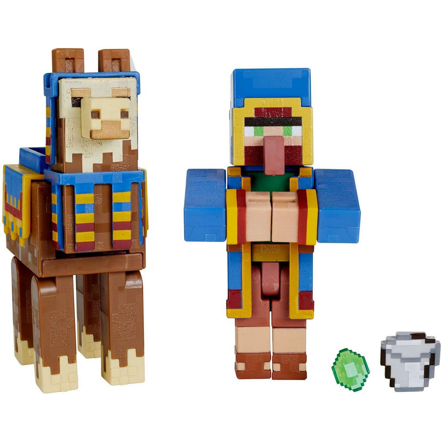 Набор фигурок Minecraft Странствующий торговец и Лама GTP29 - фото 2