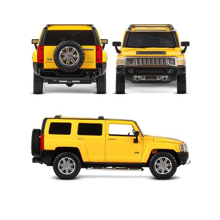 Внедорожник АВТОпанорама Hummer H3 1:24 желтый