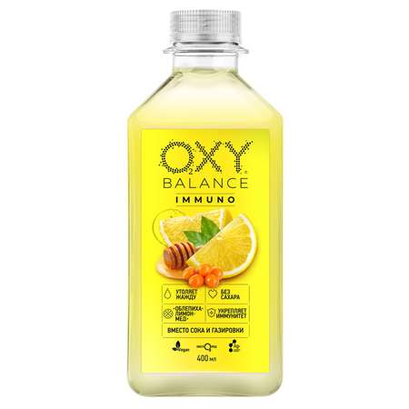 Напиток безалкогольный Oxy Balance Иммуно облепиха-лимон-мёд 400мл