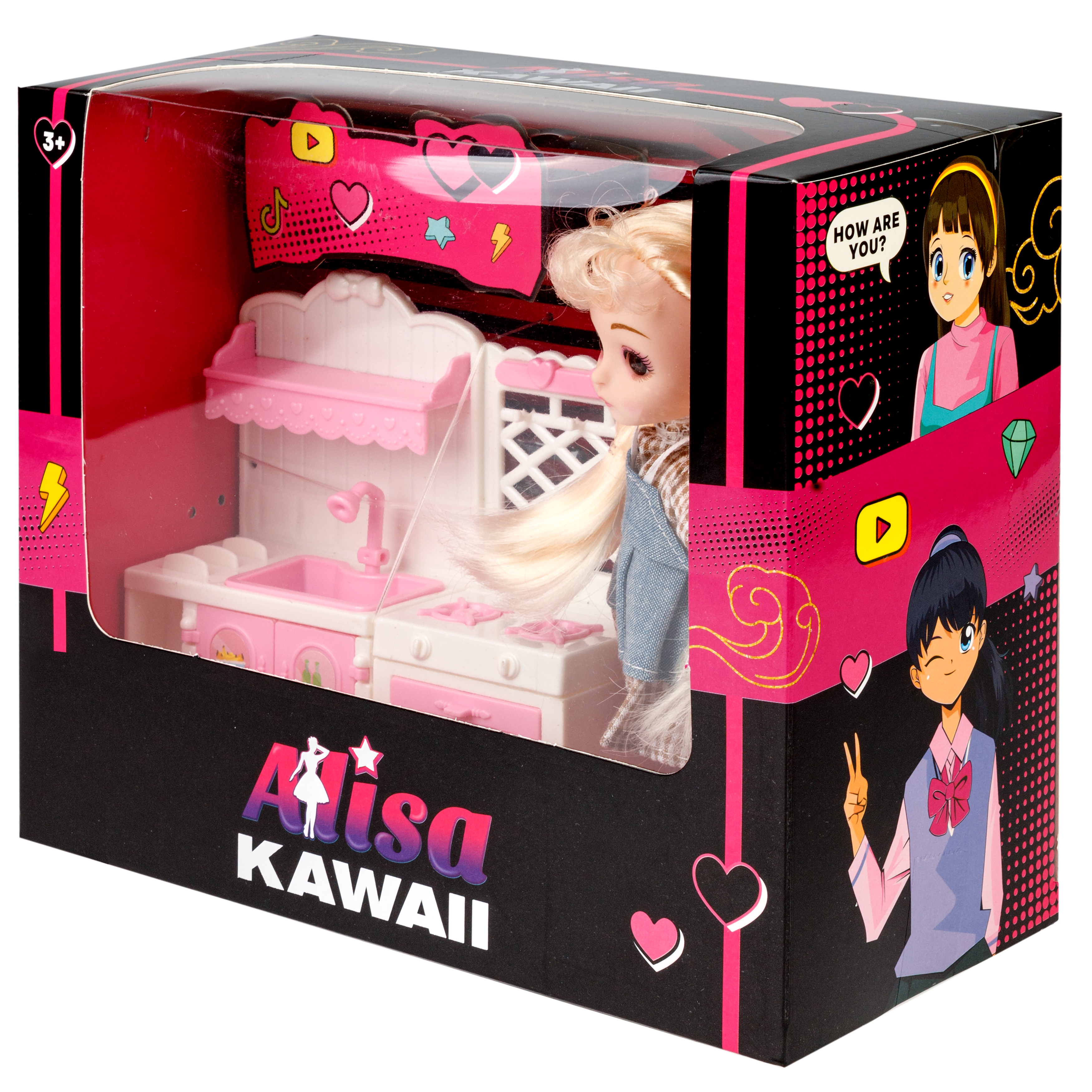 Игровой набор 1TOY Alisa Kawaii mini Кухня Т24362 - фото 13