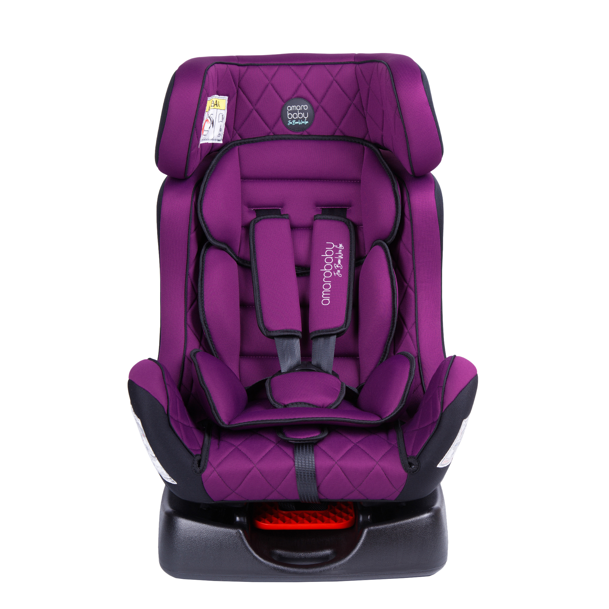 Автокресло детское AmaroBaby Professional группа 0+ I II фиолетовый - фото 1