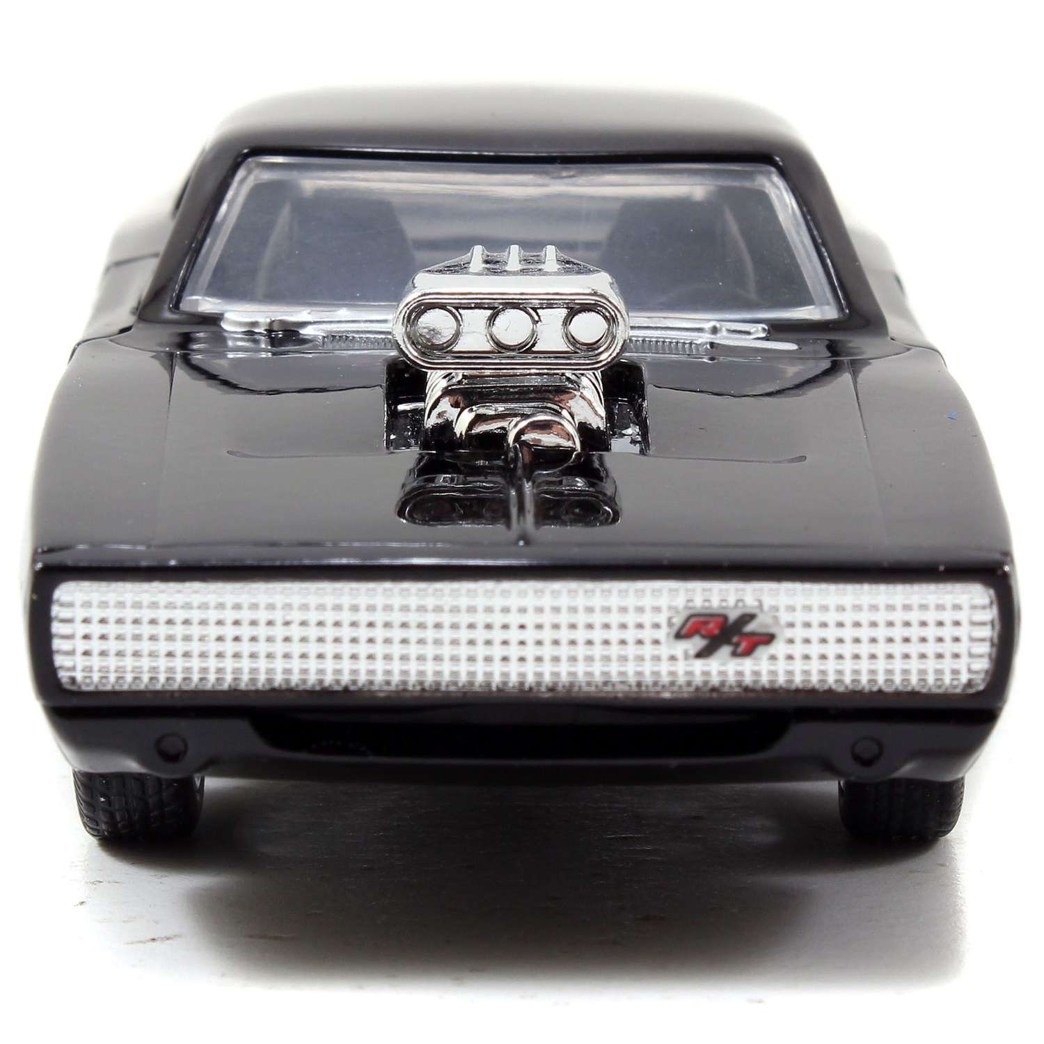 Машинка Fast and Furious Jada 1:32 1970 Dodge Charger (Street)-Free Rolling Черная 97042 - фото 2