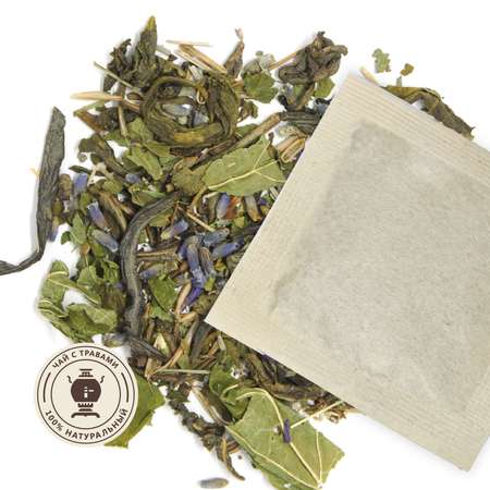Травяной чай Biopractika Медовая лаванда и смородина 25 пакетиков