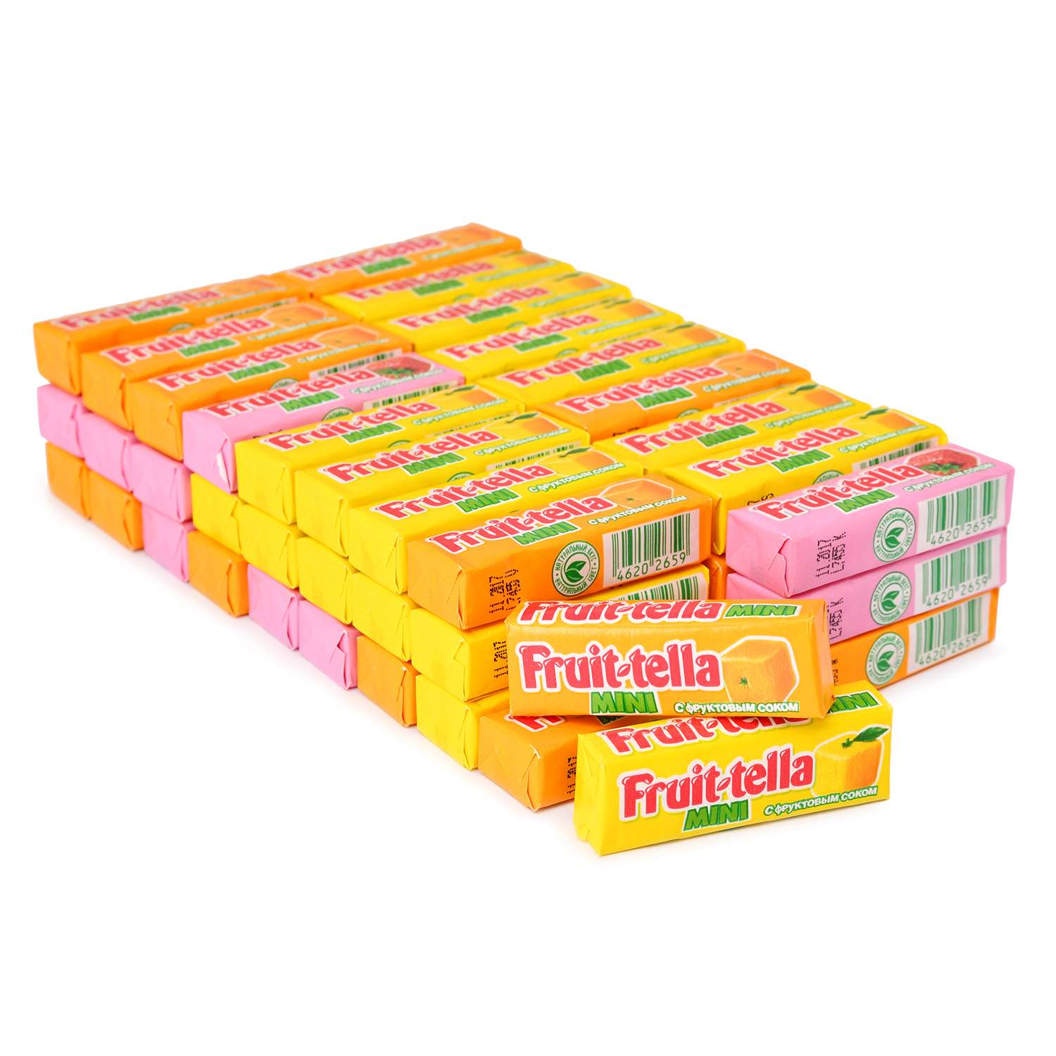 Конфеты жевательные Фруттелла Minni с фруктовым соком 11г в ассортименте - фото 1