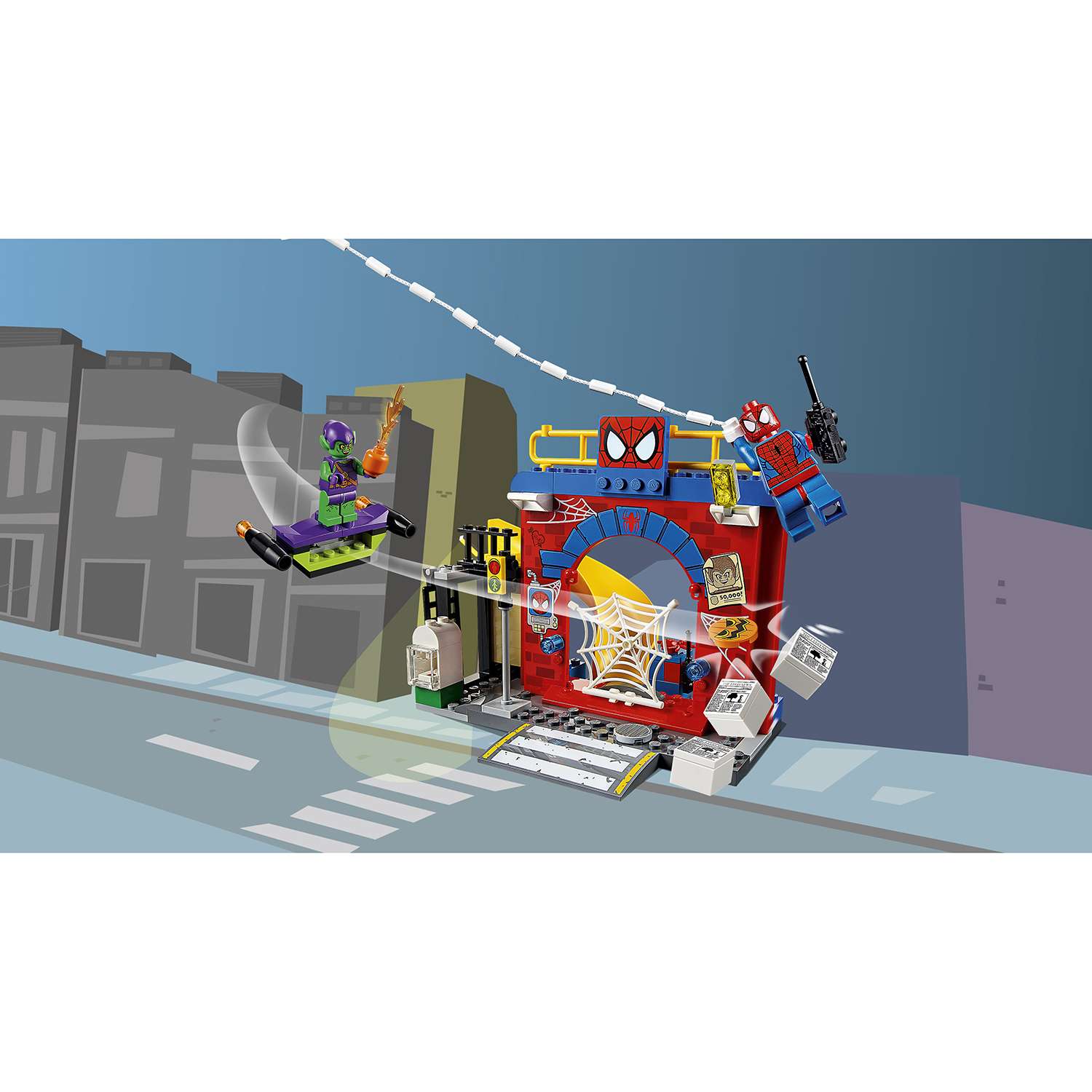 Конструктор LEGO Juniors Убежище Человека-паука™ (10687) - фото 5