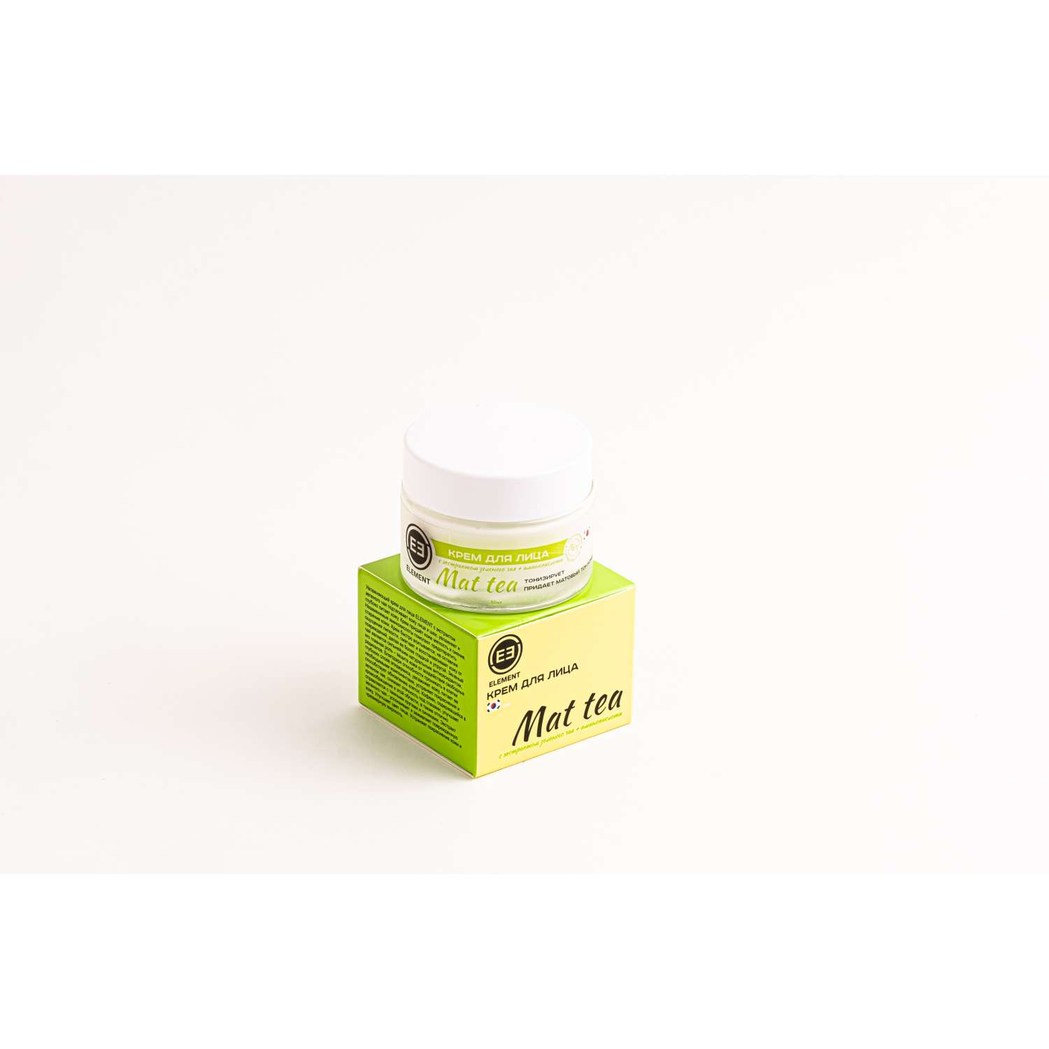 Крем для лица ELEMENT с экстрактом зеленого чая и аминокислоты 50 г - фото 1