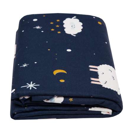 Пододеяльник AmaroBaby на молнии 145х210 см Galaxy синий