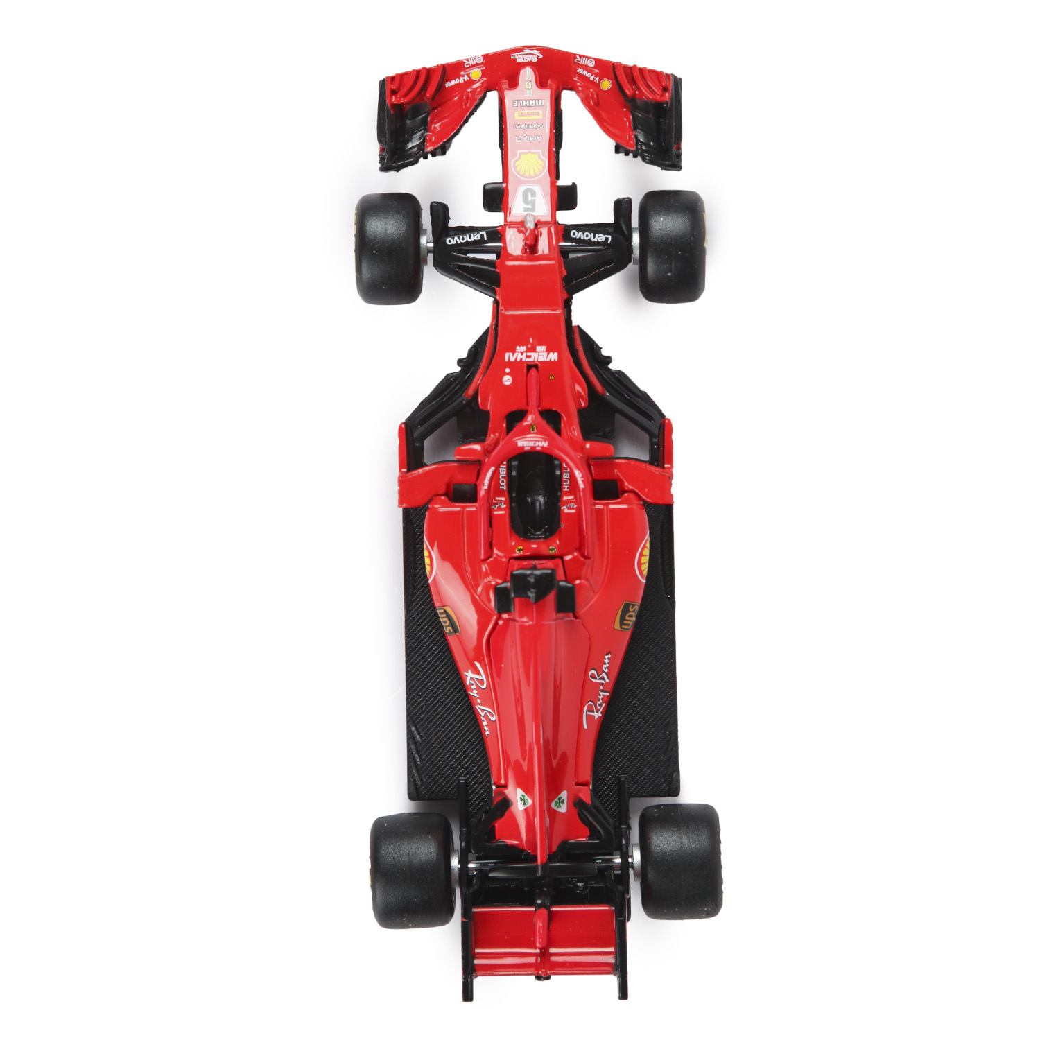 Машина BBurago 1:43 Ferrari Racing SF71-H 18-36820 (36809) 18-36820 (36809) - фото 7