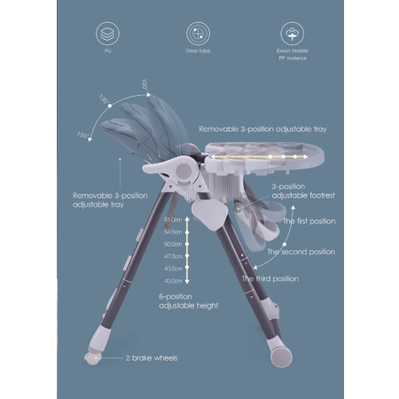 Стульчик Babyton Multiset Mint