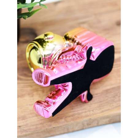 Подставка для канцелярии iLikeGift Astronaut pink metallic