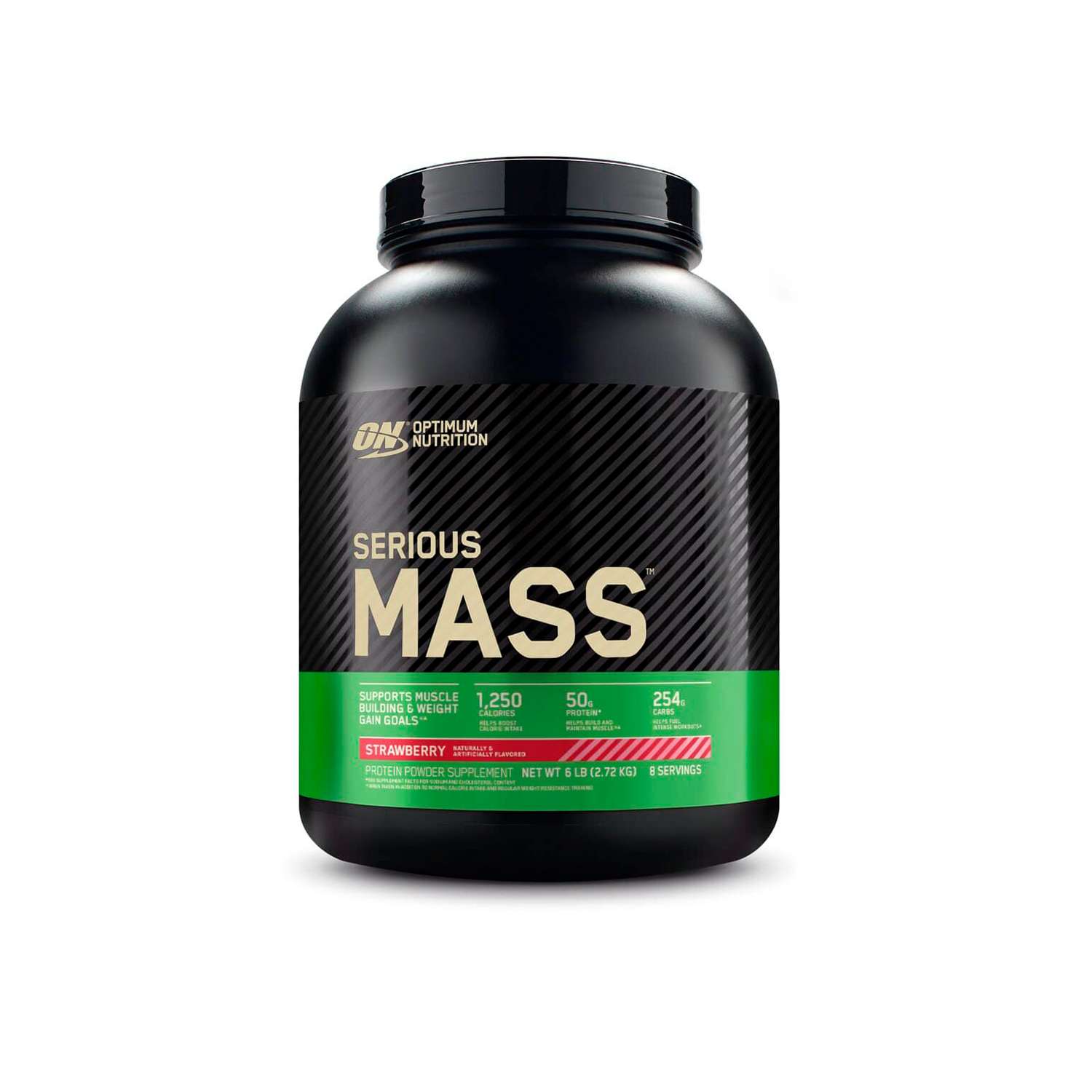 Гейнер Optimum Nutrition Serious Mass 2720 г Клубника - фото 1