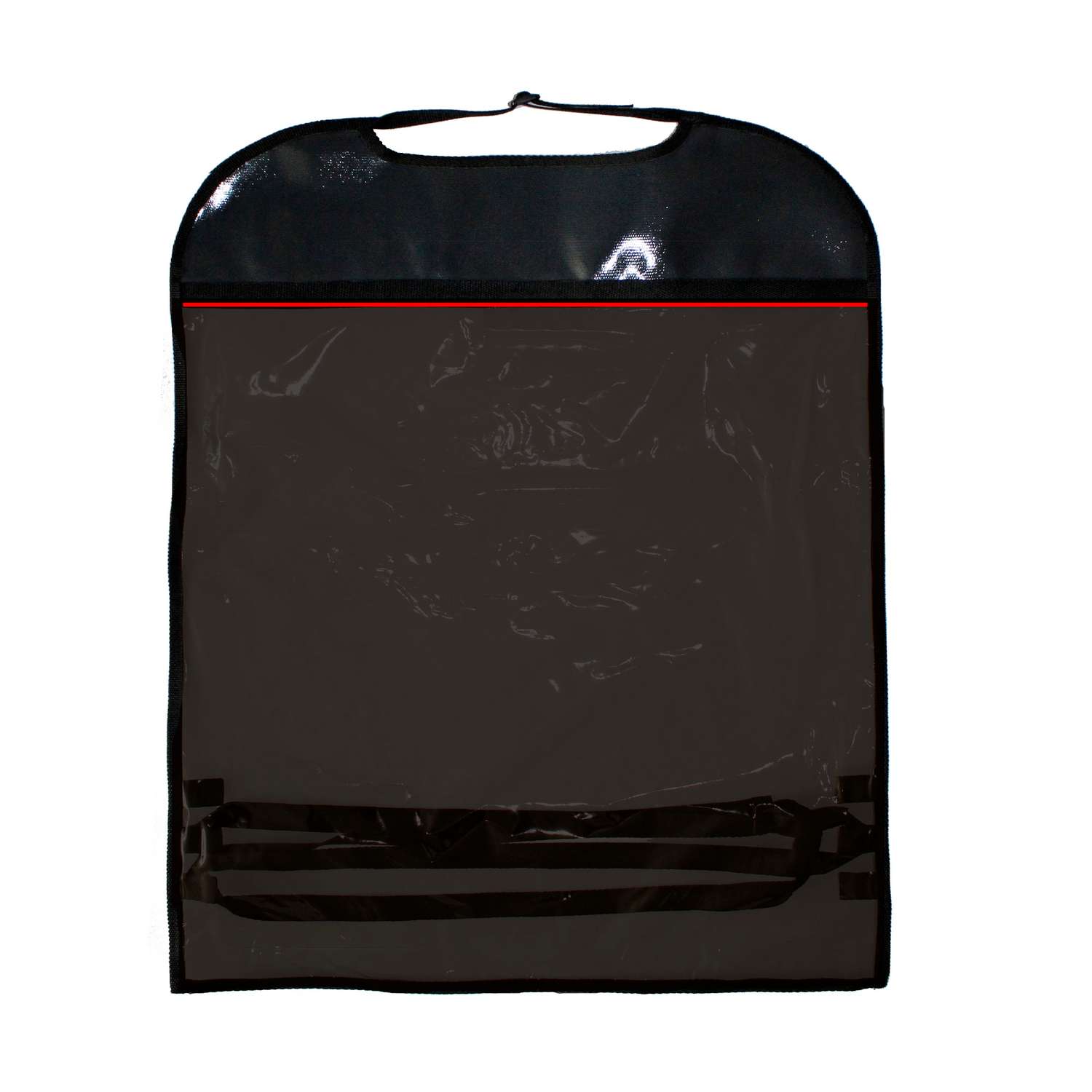 Защита на спинку автокресла Belon familia цвет черный красный вид 6 Размер 50х70 см - фото 1